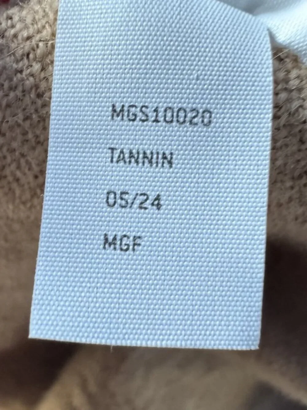 The Commons Men's Sz XL  Dorian Merino Wool Half Zip Mock Neck Sweater in Tan